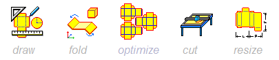 Les modules contenu dans le logiciel Picador 2D, 3D, imposition, imbrication, gestion de table de découpe, standard dimensionnable 