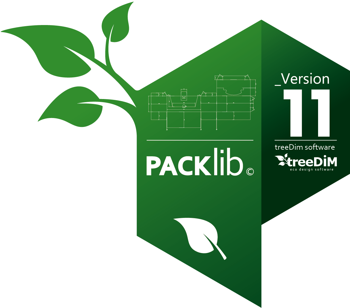 PackLib, la bibliothèque de modèle d'emballage carton et de PLV