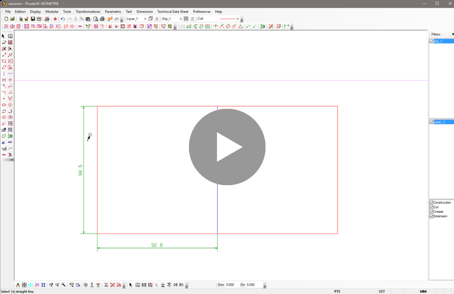 dimension parallel miniat a